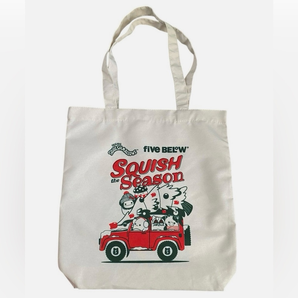 Squishmallows x Five Below Limited Edition “Squish the Season” Collectors Tote